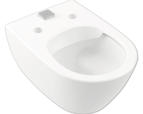 Villeroy & Boch Wand-WC Subway 2.0 ViFresh Tiefspüler ohne Spülrand weiß glänzend mit Beschichtung CeramicPlus ohne WC-Sitz 5614A1R1