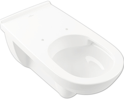 Wand-WC Villeroy & Boch ViCare Tiefspüler offener Spülrand weiß ohne WC-Sitz 4601R001