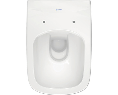 Weißes Wand-Tiefspül-WC aus Sanitärkeramik mit Duravit Logo