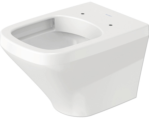 Wand-WC DURAVIT DuraStyle Tiefspüler offener Spülrand Wassersparend weiß mit Beschichtung ohne WC-Sitz 25510900001