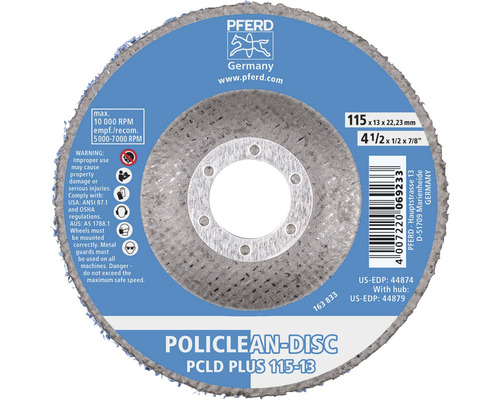 Reinigungsscheibe PFERD PCLD PLUS Ø 115x22,23 mm