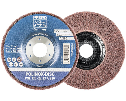 Pferd Polinox Scheibe, 125 Millimeter Durchmesser, A 280