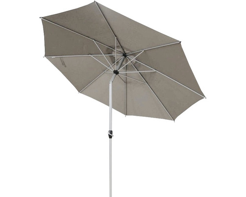 Rechteckiger Sonnenschirm mit Aluminiumgestell und Bezug