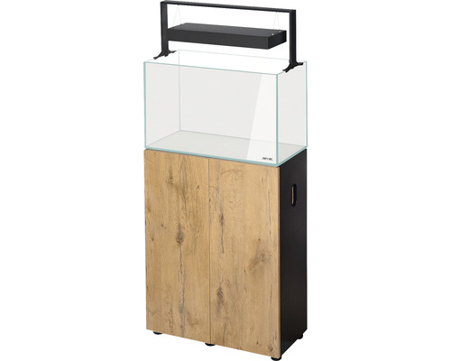 Aquarium mit Unterschrank und Beleuchtung