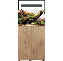 Aquarium mit Unterschrank und Beleuchtung