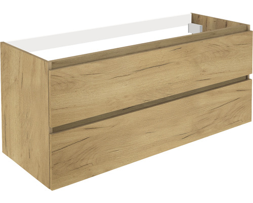 Waschbeckenunterschrank mit zwei Schubladen in Holzoptik