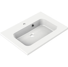 Möbelwaschtisch Allibert Style 60,5 x 46,5 cm weiß glänzend mit Beschichtung 822670-thumb-0