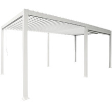 Freistehende Pergola mit Lamellendach