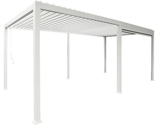 Freistehende Pergola mit Lamellendach