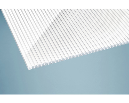 Terrassenüberdachung gutta Premium Polycarbonat weiß gestreift 510 x 306 cm weiß