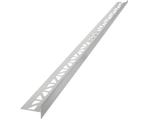 Gefällekeil Dural Shower-GK GKR rechts Länge 200 cm Höhe 12,5 mm Fliesenschiene aus Aluminium mit Dreieckslochung