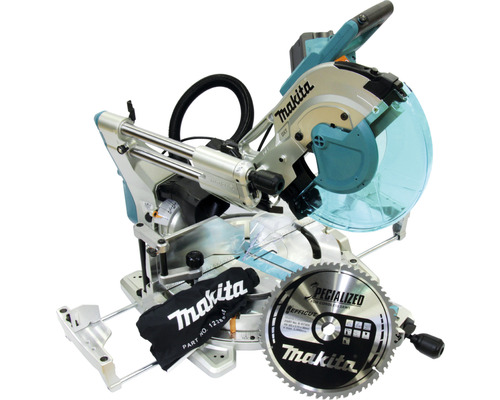 Zug-, Kapp- und Gehrungssäge Makita LS1219L 305 mm inkl. Sägeblatt 305x30mm Makita Kapp- und Gehrungssäge mit Sägeblatt und Zubehör