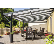 Terrassenüberdachung gutta Premium Acryl Klima blue 812,5 x 306 cm anthrazit