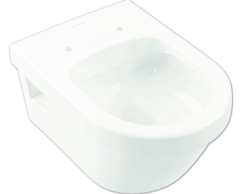 Wand-WC Villeroy & Boch Architectura Tiefspüler offener Spülrand weiß mit Beschichtung ohne WC-Sitz 5684R0R1