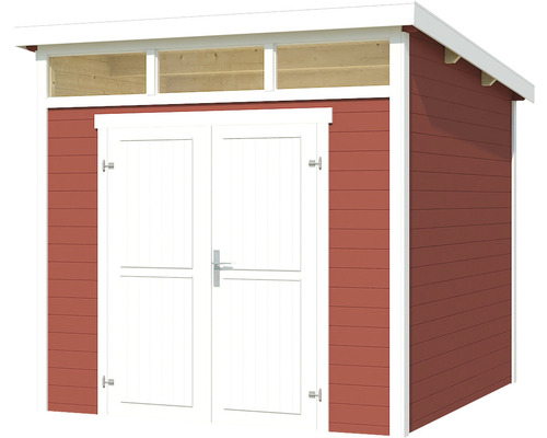 Gartenhaus mit Doppeltür und Oberlicht
