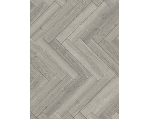 Verlegung von Bodenbelägen im Fischgrätmuster