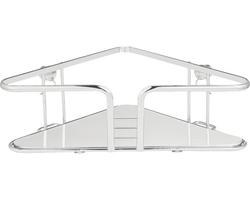 Eckregal zur Duschaufbewahrung aus Metall