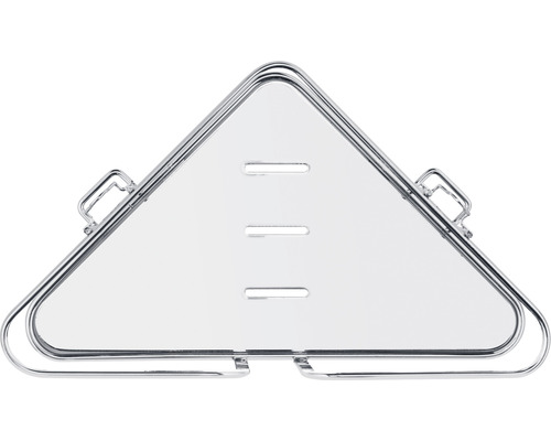 Duschablage aus Metall, dreieckig