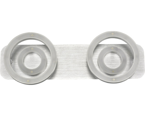 Befestigung für Infrarotheizung mit zwei Kreisen