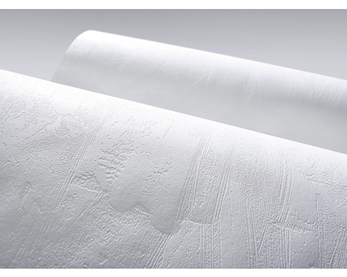 Vliestapete LECO Isole Trend grob 250 g/m² weiß 25 m x 1 m Zwei Rollen Tapete mit Struktur