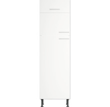 Optifit Kühlumbauschrank für 145er Einbaukühlschrank Bengt932 BxTxH 60 x 58,4 x 211,8 cm weiß matt zerlegt Anschlag reversibel KFBE H614-8+