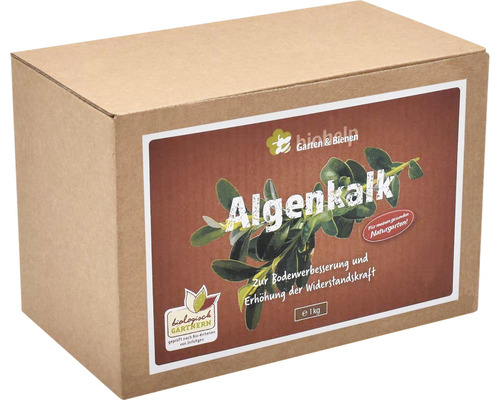 Gartenkalk biohelb Algenkalk  1 kg zur Bodenverbesserung und Erhöhung der Widerstandskraft