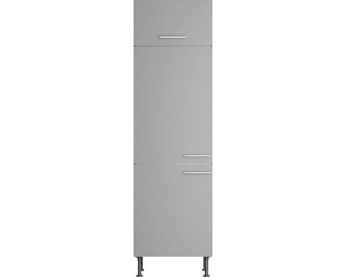 Hochschrank mit drei Türen und Füßen