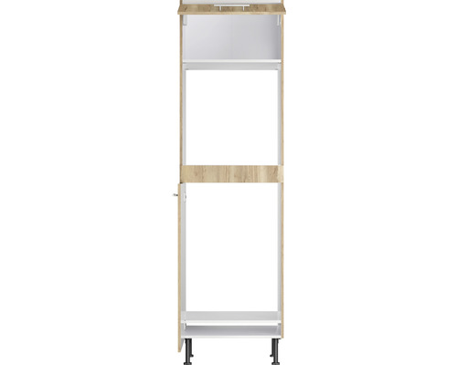 Küchenschrank mit Regalen und Füßen