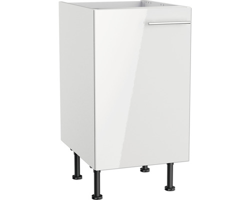 Optifit Spülenschrank Rurik986 BxTxH 45 x 58,4 x 87 cm weiß glänzend zerlegt Anschlag reversibel KFRU SPL456-8+ Optifit Spülenschrank Rurik986 BxTxH 45 x 58,4 x 87 cm weiß glänzend zerlegt Anschlag reversibel KFRU SPL456-8+