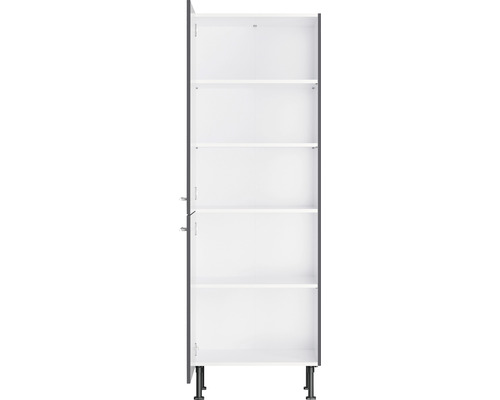 Offener Hochschrank mit Regalböden