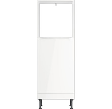 Optifit Backofen/Kühlumbauschrank für 88er Einbaukühlschrank Arvid986 BxTxH 60 x 58,4 x 176,6 cm weiß glänzend zerlegt Anschlag reversibel KFAV MH660-8+