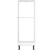 Optifit Backofen/Kühlumbauschrank für 88er Einbaukühlschrank Arvid986 BxTxH 60 x 58,4 x 176,6 cm weiß glänzend zerlegt Anschlag reversibel KFAV MH660-8+