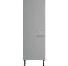 Hoher Badezimmerschrank mit zwei Türen und Füßen