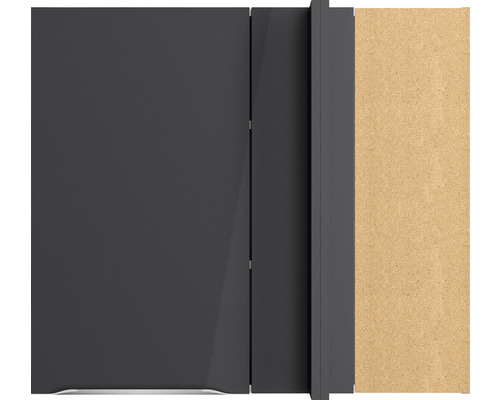 Nahaufnahme einer Schiebetür vor einer Wand