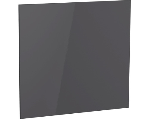 Optifit Geschirrspülerblende für teilintegrierten Geschirrspüler Linus984 BxTxH 59,6 x 1,6 x 57,2 cm anthrazit glänzend zerlegt KFLI T606-8+ Küchenfront in dunkler Ausführung