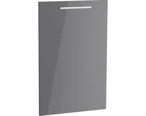 Optifit Geschirrspülerblende für vollintegrierte Geschirrspüler Jonte984 BxTxH 44,6 x 1,6 x 70 cm anthrazit glänzend zerlegt KFJO TL456-8+ Graue Küchenschranktür mit Griff