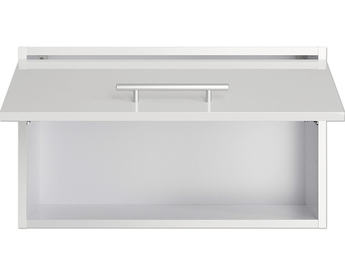 Weißer Hängeschrank mit Griff