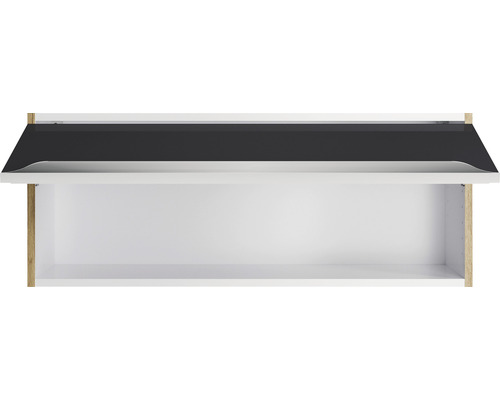 Hängeschrank mit geöffneter Klappe