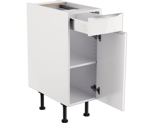 Unterschrank mit Schublade, Tür und Regalboden für die Küche