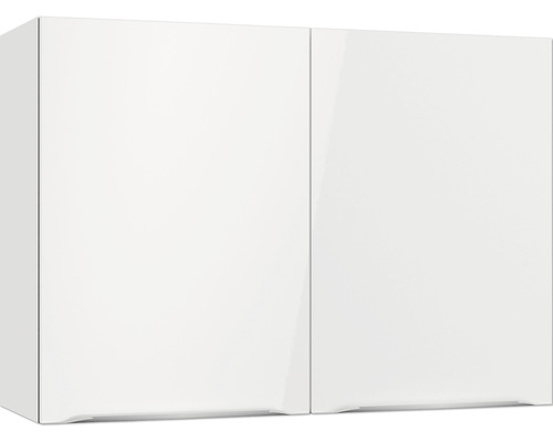 Hängeschrank Optifit Arvid986 BxTxH 100 x 34,9 x 70,4 cm Frontfarbe weiß glänzend Korpusfarbe weiß
