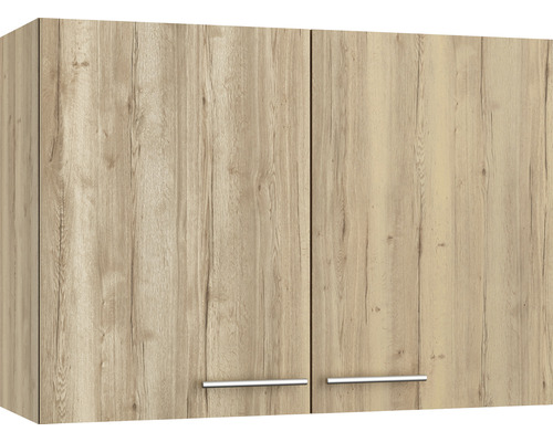 Hängeschrank Optifit Erik290 BxTxH 100 x 34,9 x 70,4 cm Frontfarbe wildeiche strukturiert matt Korpusfarbe wildeiche