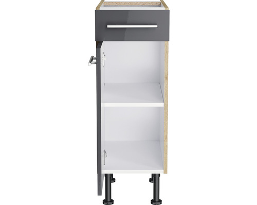 Unterschrank mit Schublade und Tür mit Einlegeböden