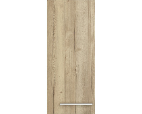 Küchenschrankfront mit Griff im Holzdekor