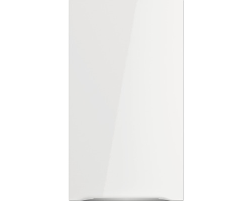 Weiße, glänzende Küchenfront