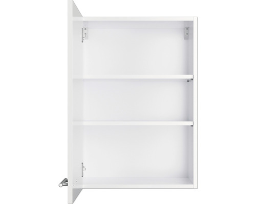 Offener Wandschrank mit drei Regalböden