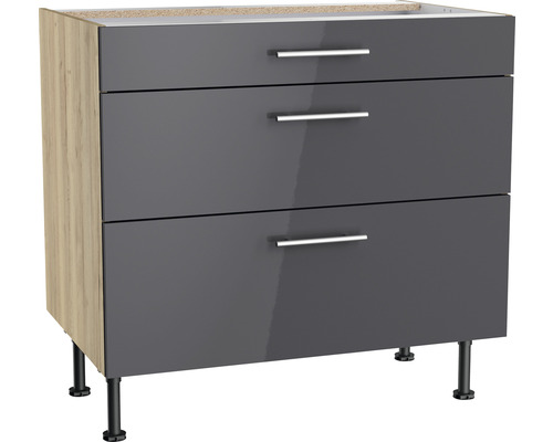 Schubladenunterschrank Optifit x 58,4 HORNBACH 90 BxTxH Jonte984 | x