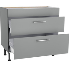 Küchenunterschrank mit zwei Schubladen