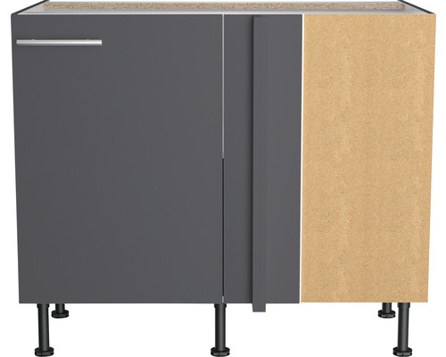 Unterschrank mit zwei Türen und Füßen