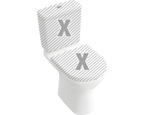 Stand-WC aus Keramik