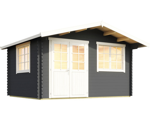 Gartenhaus mit Doppeltür und Fenstern